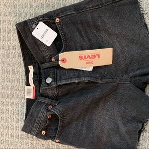 Levi’s denim “wedgie” shorts